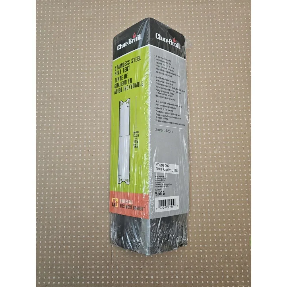 Char-Broil Universal Stainless Steel Heat Tent 13.5”to 19” #0698097